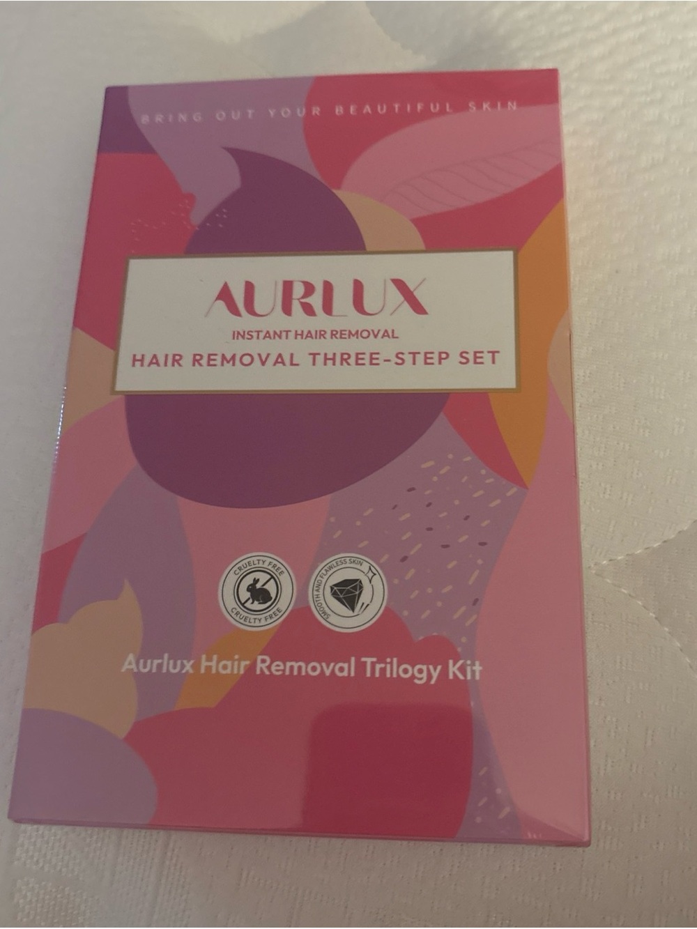 Aurlux Hair Removal Trilogy Kit 3 Step Set Brand New In Box Sealed
